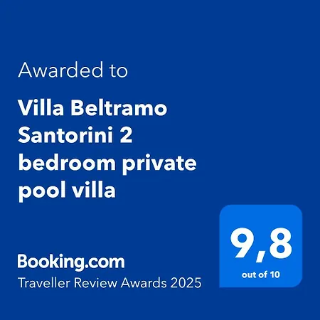 Beltramo Santorini 2 Bedroom Private Pool Вилла *